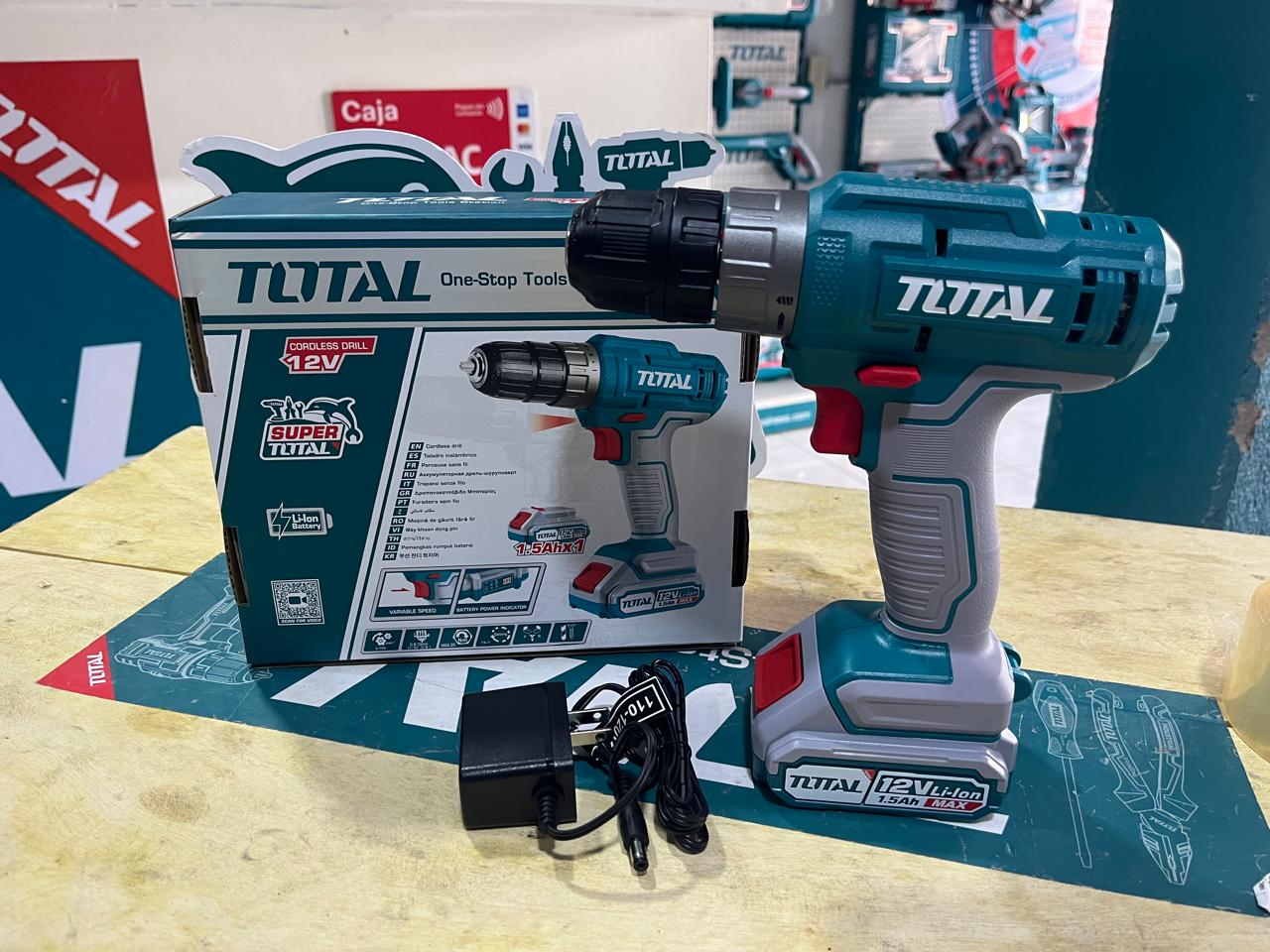 TALADRO INALAMBRICO 12V TOTAL UTDLI1218